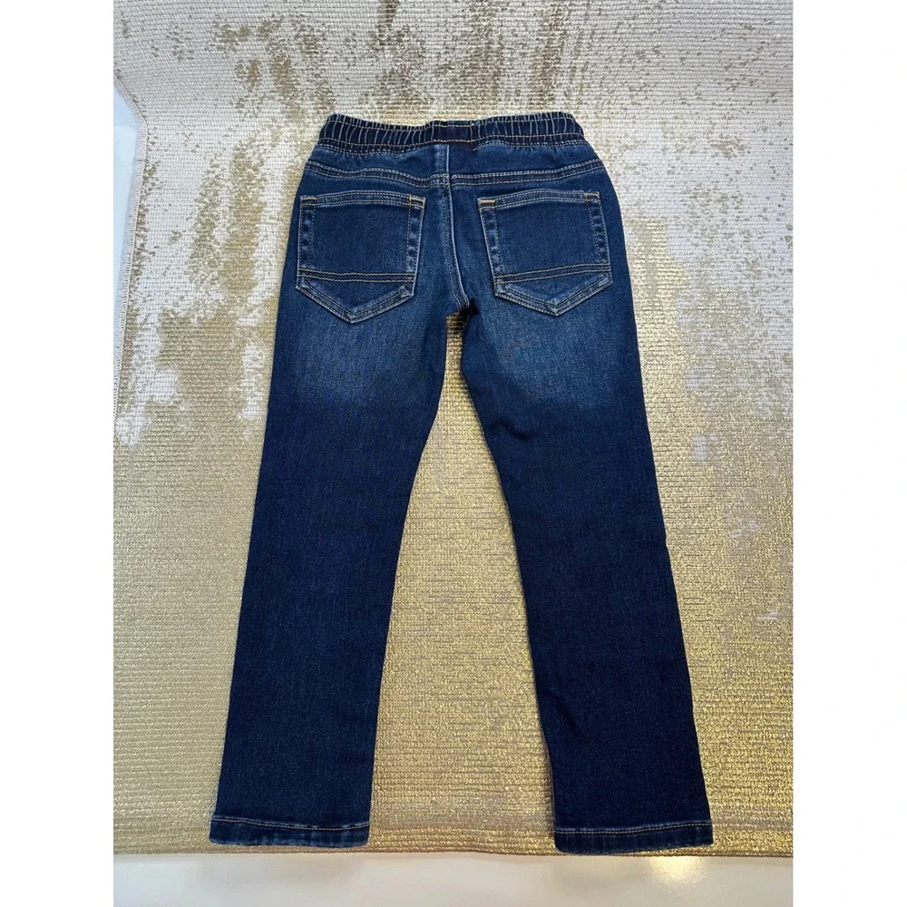 CAT & JACK Toddler Boys Pull-On Skinny Jeans Bundle Elastic Waist Stretch 4T